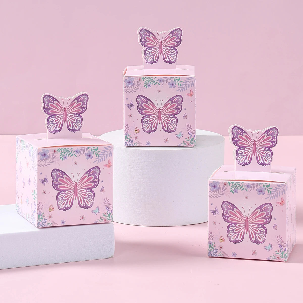Candy gift box Butterfly for Baby Shower decorations 12/24pcs
