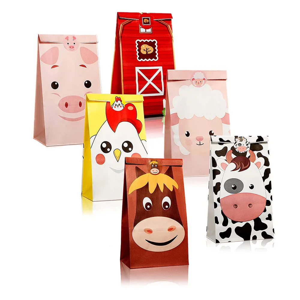 Farm Animal Paper Bag 10/20/30pcs