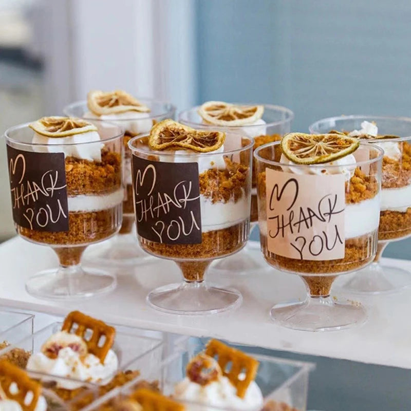 Mini disposable plastic cups 5/10pc