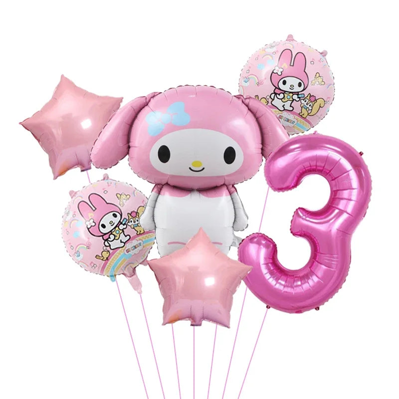 Sanrio Balloon 32 inch 6pcs