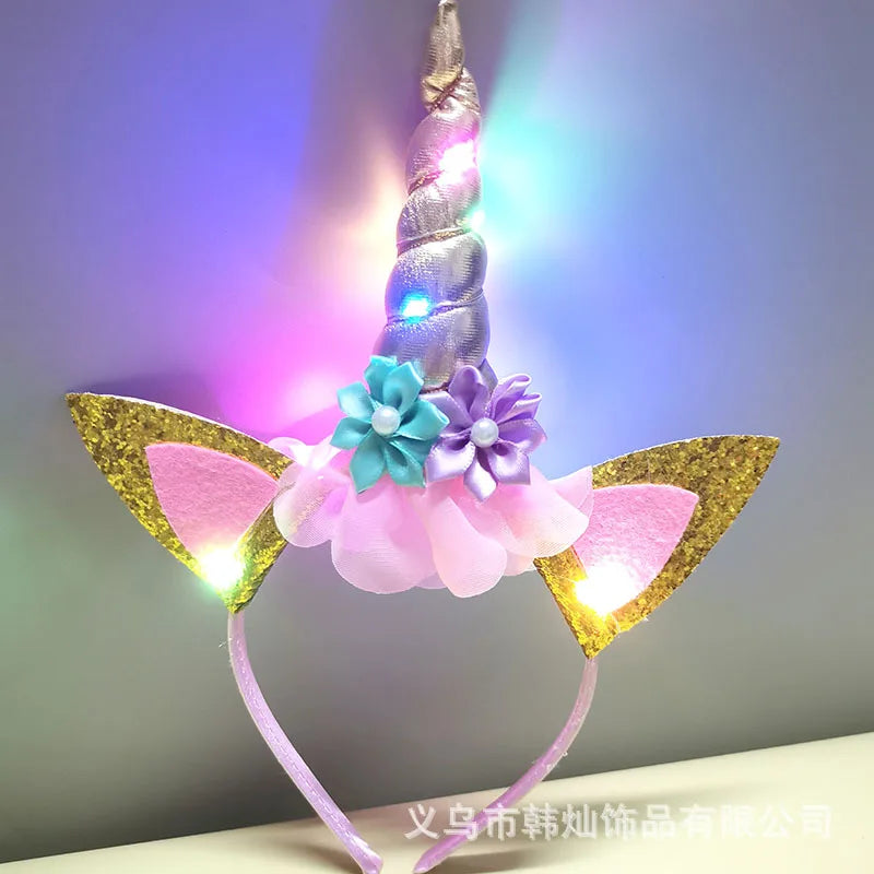 Lights Unicorn Headband