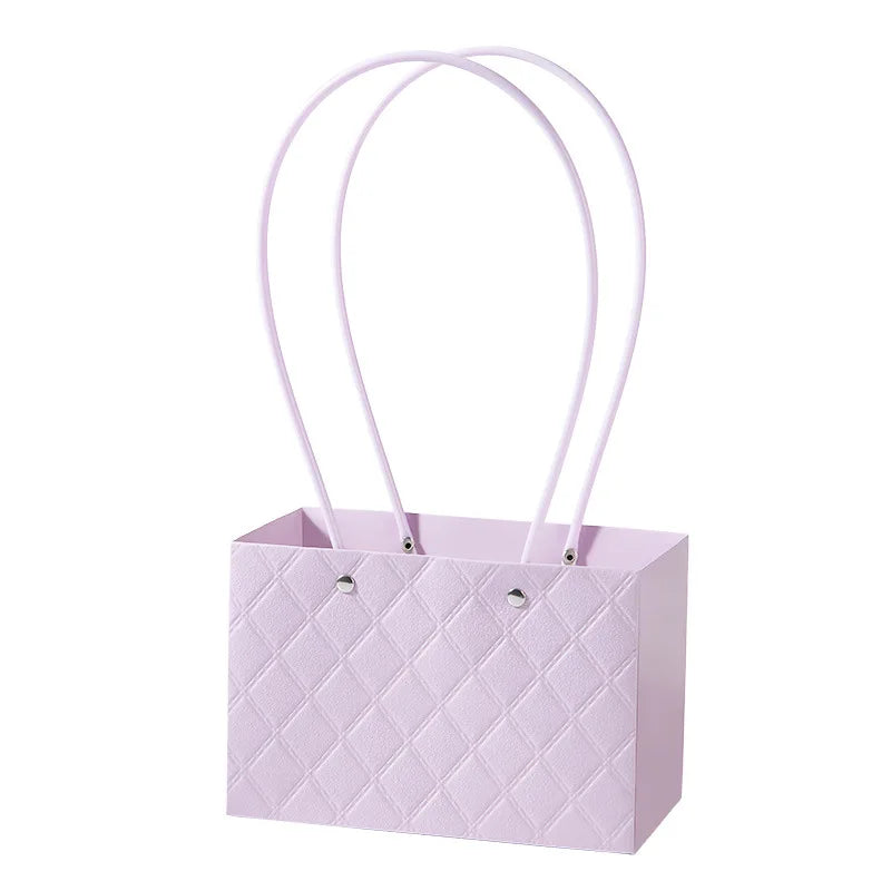 Flower tote bag portable