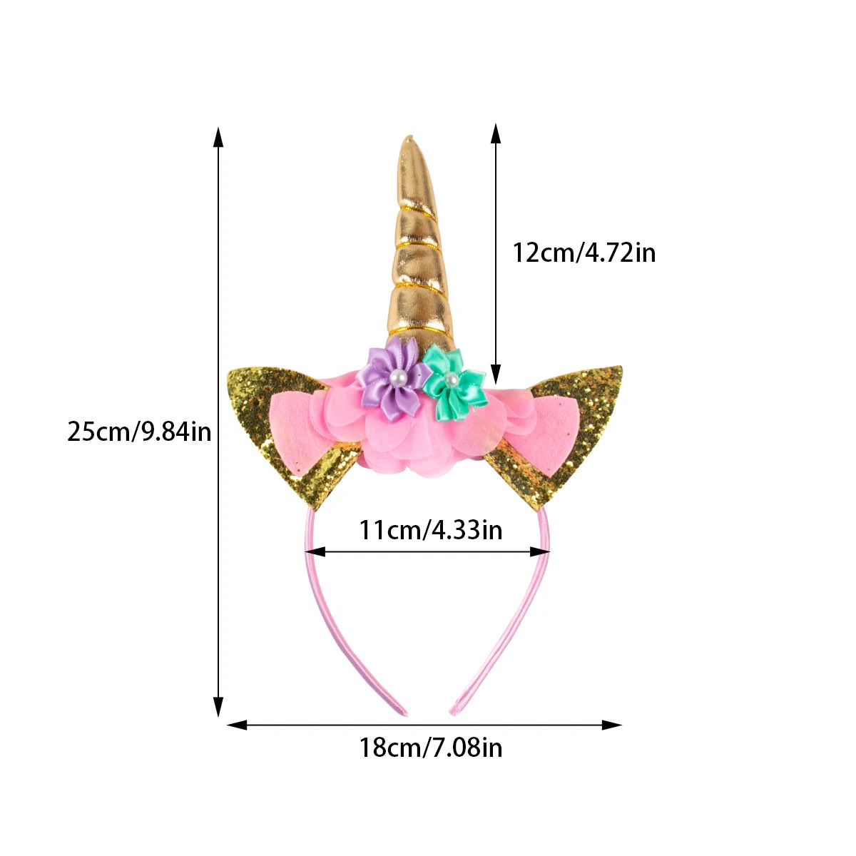 Unicorn Rainbow headband