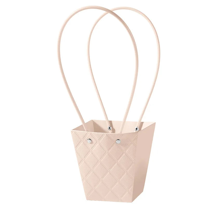Flower tote bag portable
