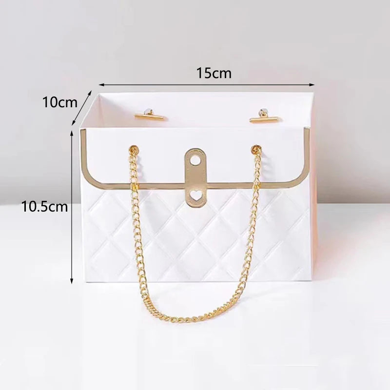 Flower tote bag portable