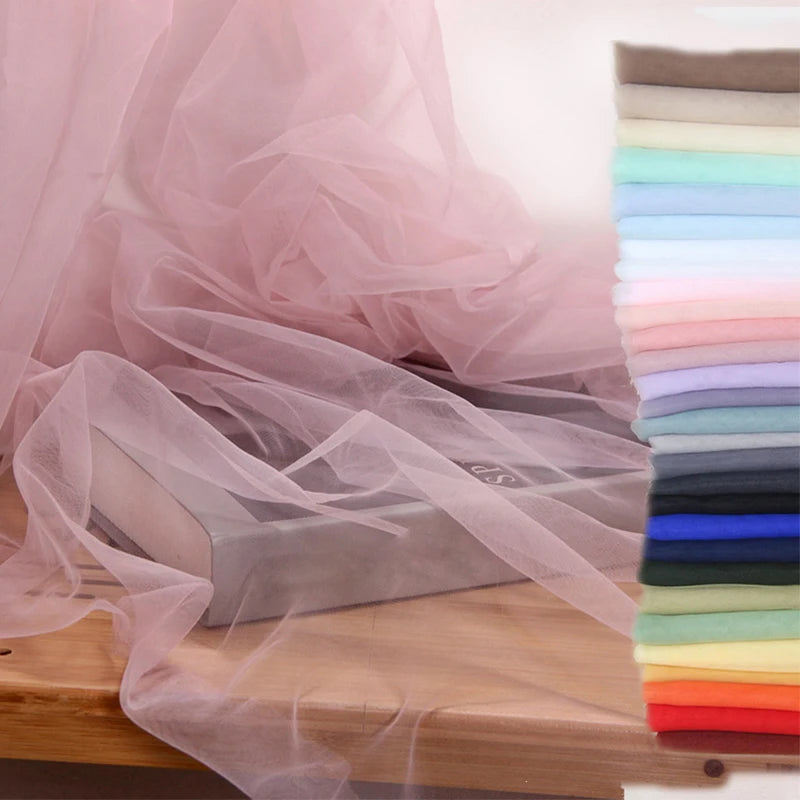 Light gauze fog mesh fabric for background