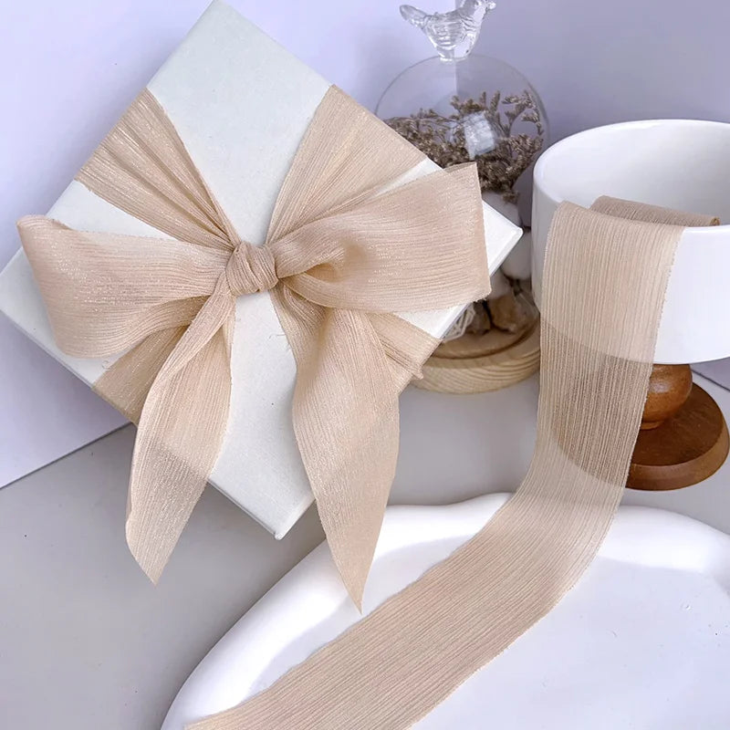 Chiffon silk ribbon