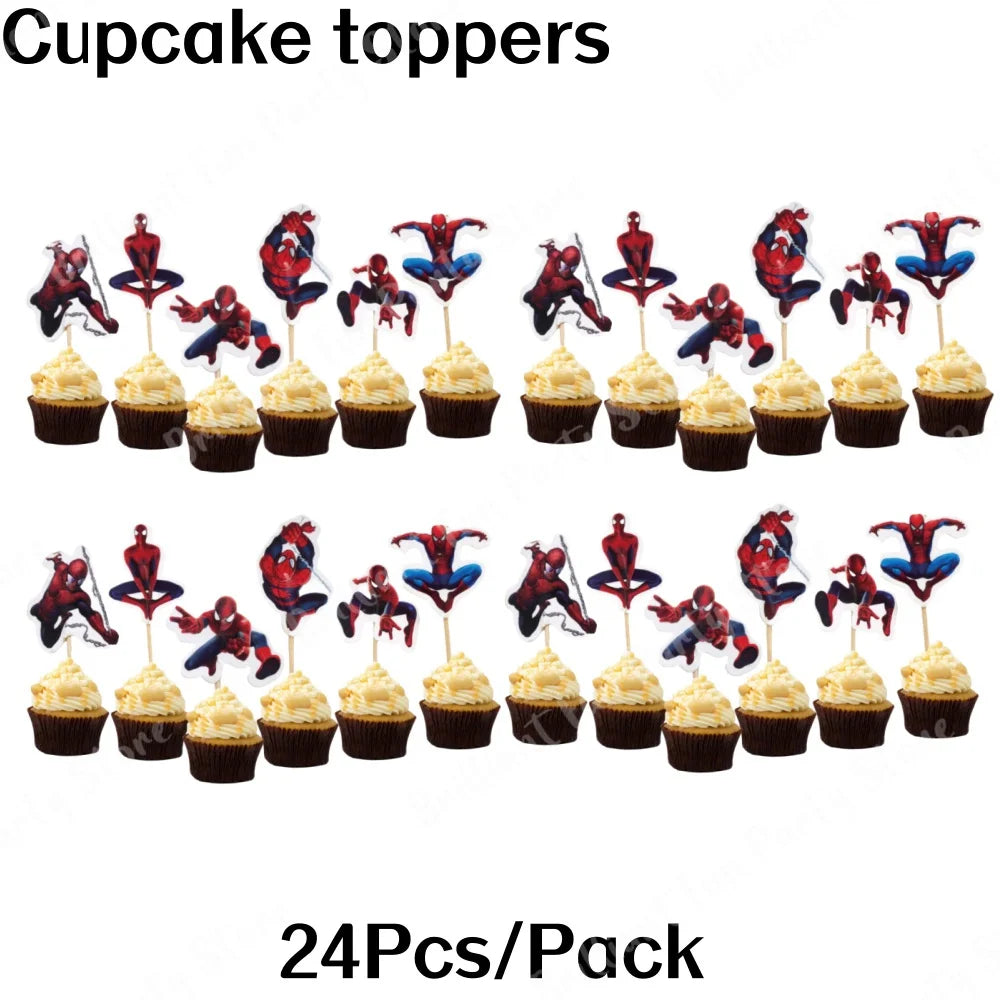 Spiderman theme decorations