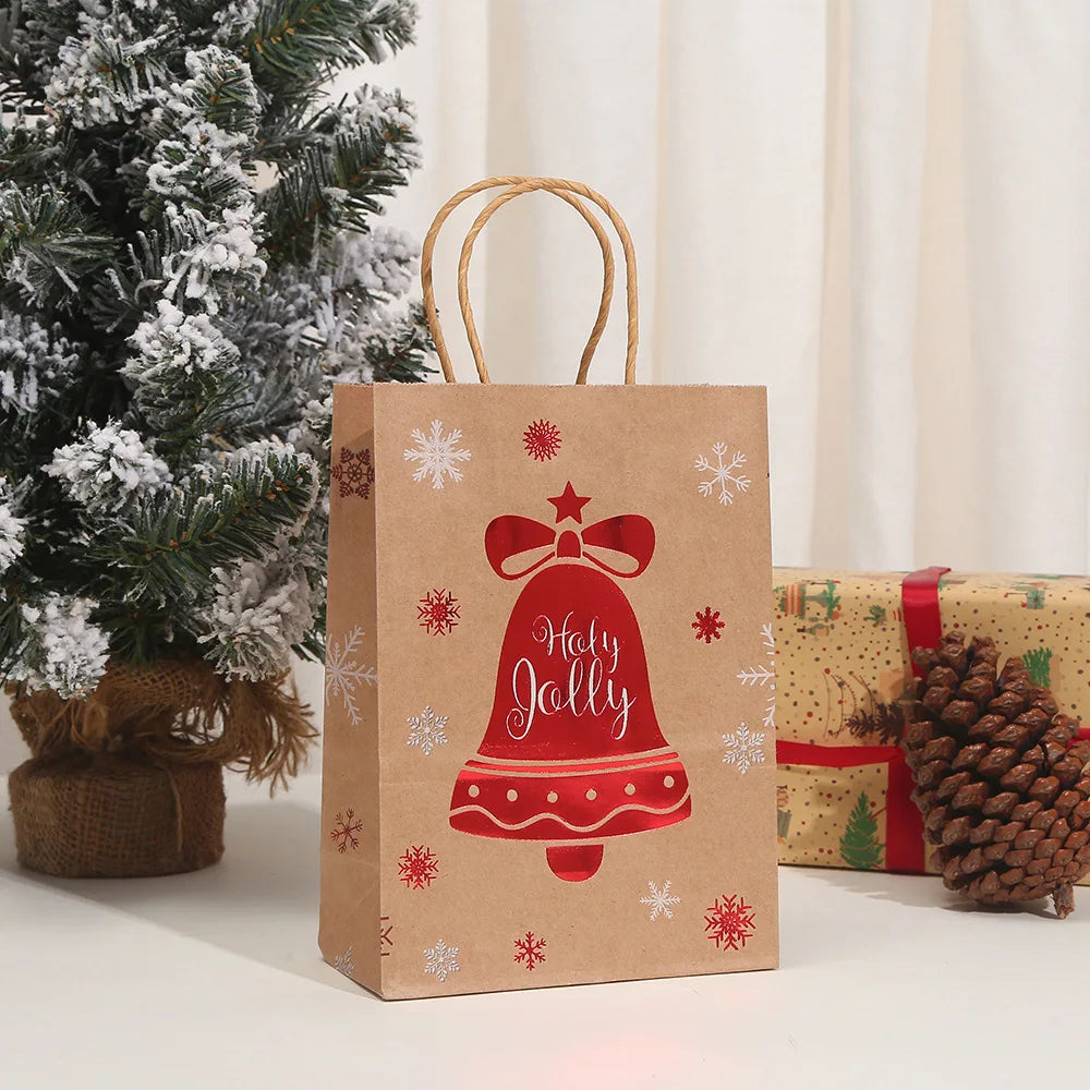 Santa Kraft Gift Packaging Bags