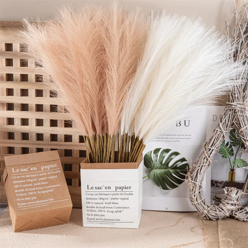 Pampas Grass decoration fake 10Pcs