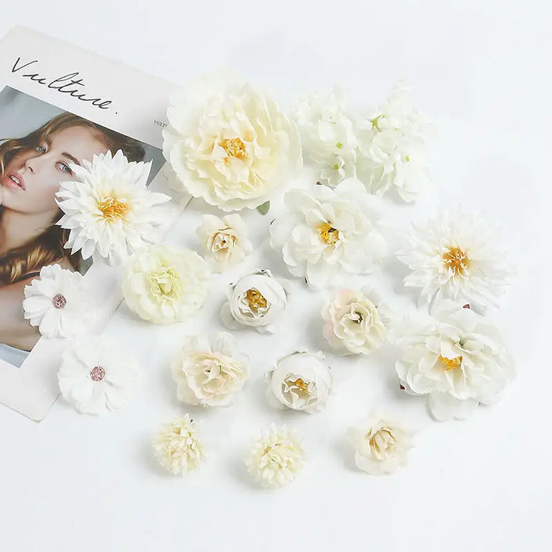 Rose set Peony for bouquets and decorations