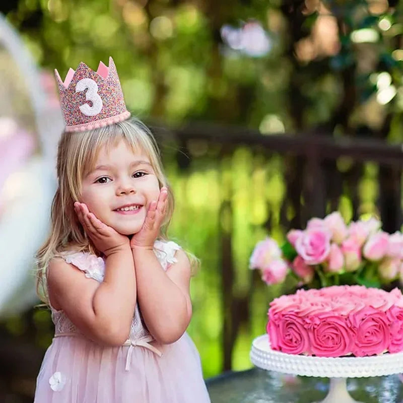 1/2 1 2 3 4 5 6 Year Old hat mini crown