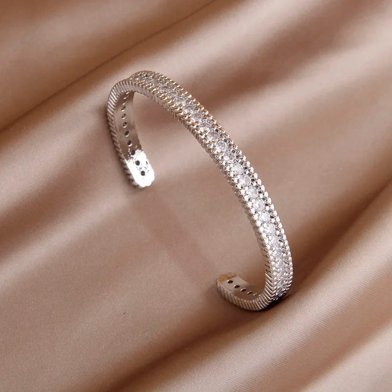 Sabina zircon & crystal bangles & bracele