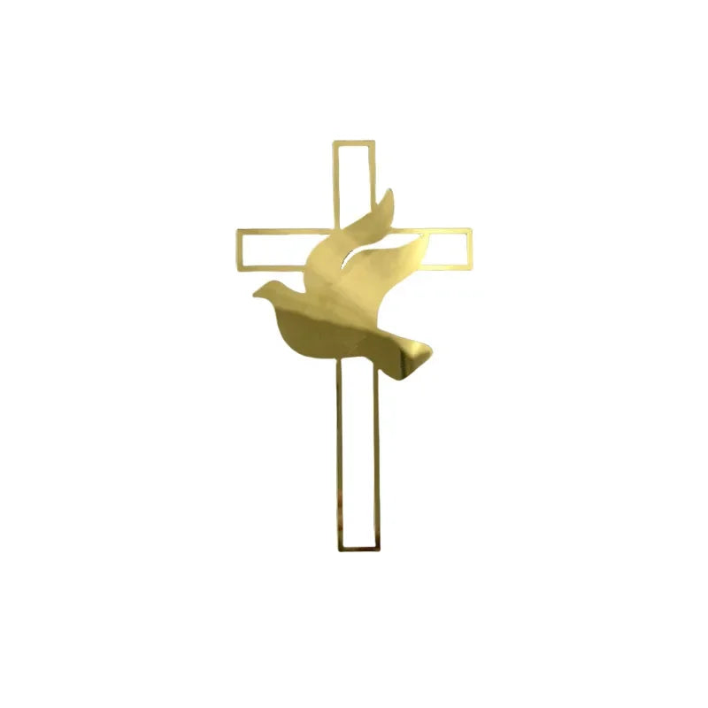 Baptism Cross cake Topper
