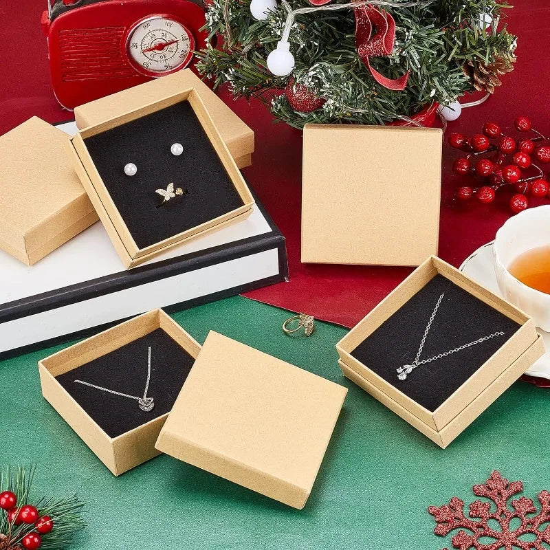 24 Pcs Jewelry Boxes 3.54× 3.54 x 1.18