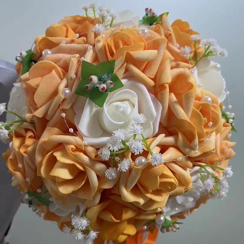 Burgundy wedding bouquet