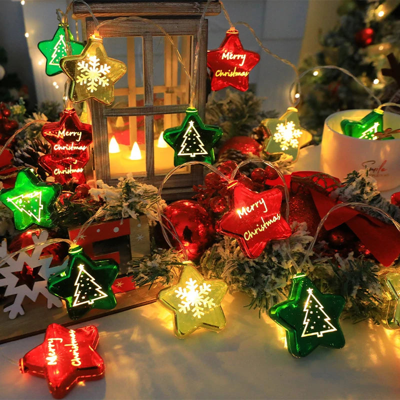 LED Star & Ball Christmas Lights