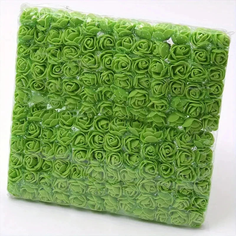 Red mini Lace Pe Rose 144pcs/2cm flowers