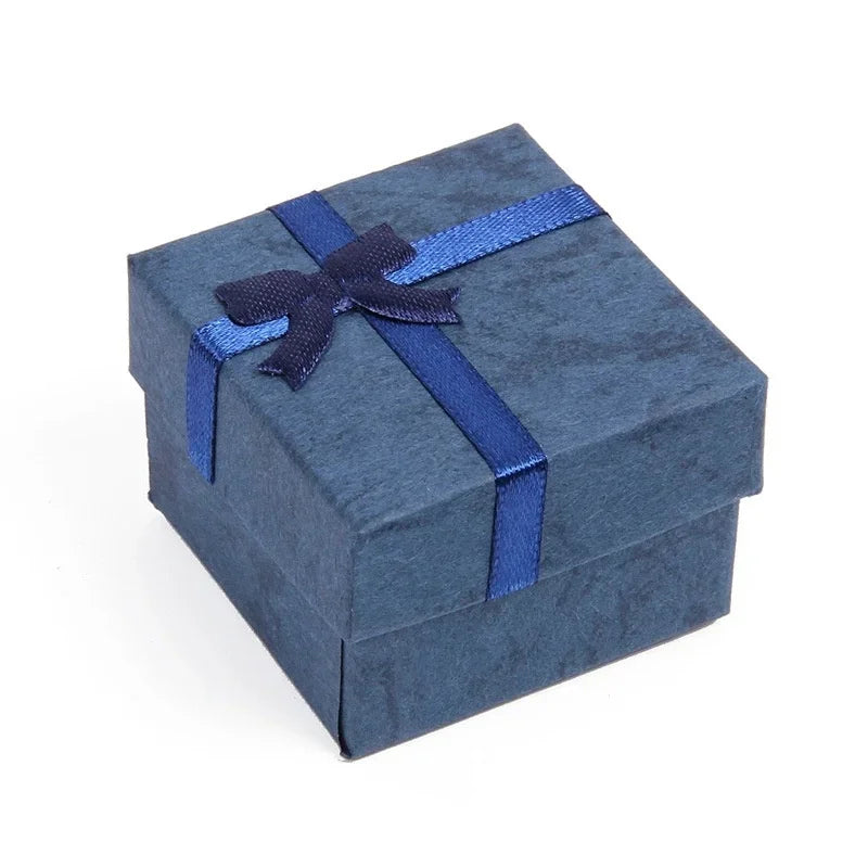 12pcs Jewelry packaging box Multi-color 4*4*3CM