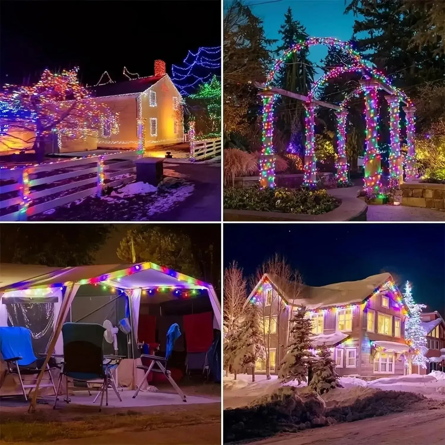 Solar Garden Fairy Lights (8 Modes)