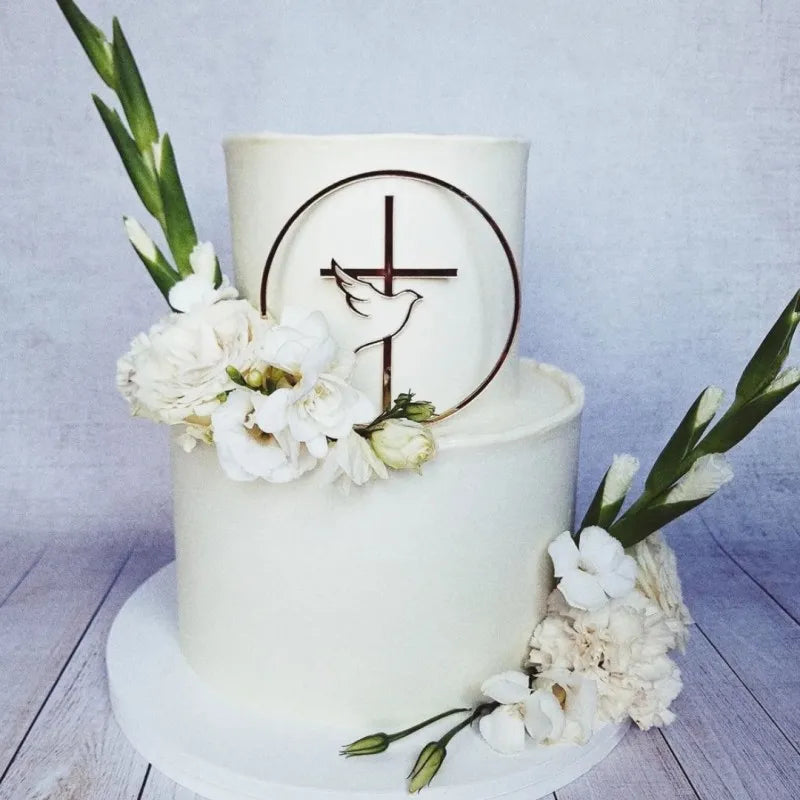 Baptism , First Communion cake decorations