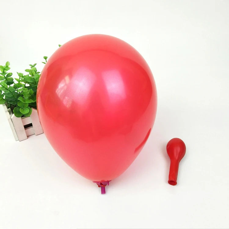 Shiny Pearl Balloons – Pink, Blue & White (5/10/12in)