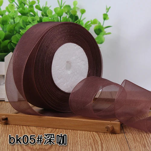 Organza ribbon 50 yards/Roll