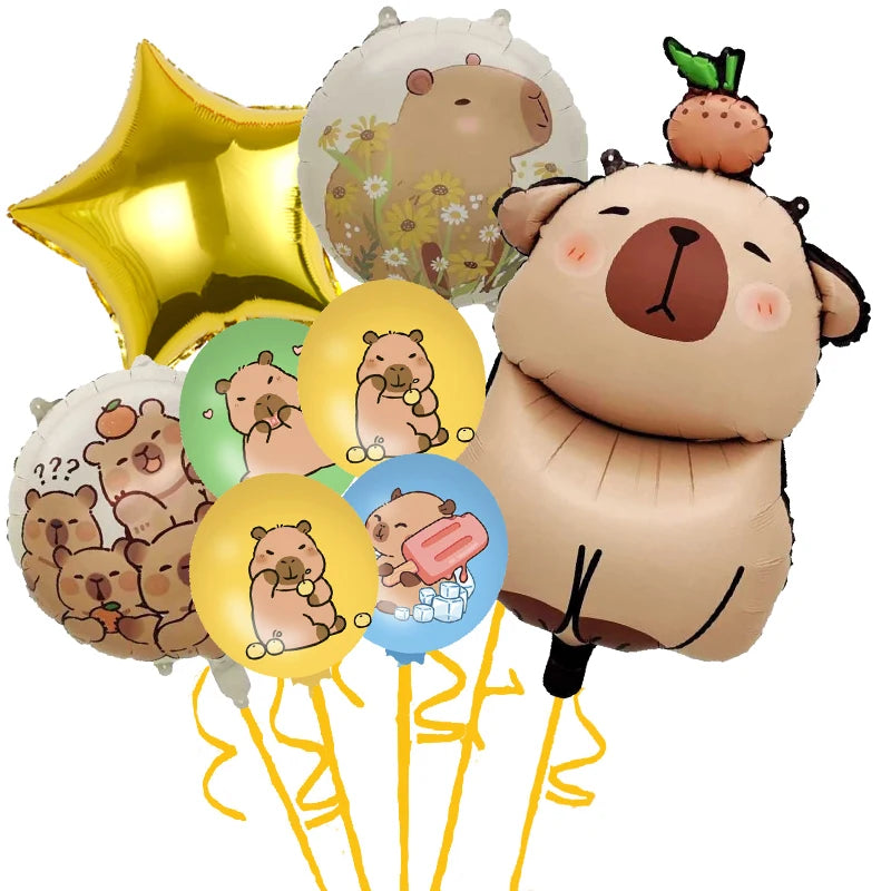 Capybara theme balloon