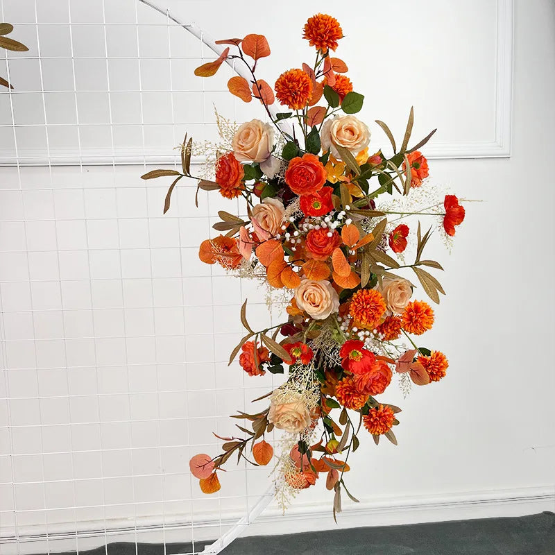 Artificial Crescent Flower Table & Arch Decoration