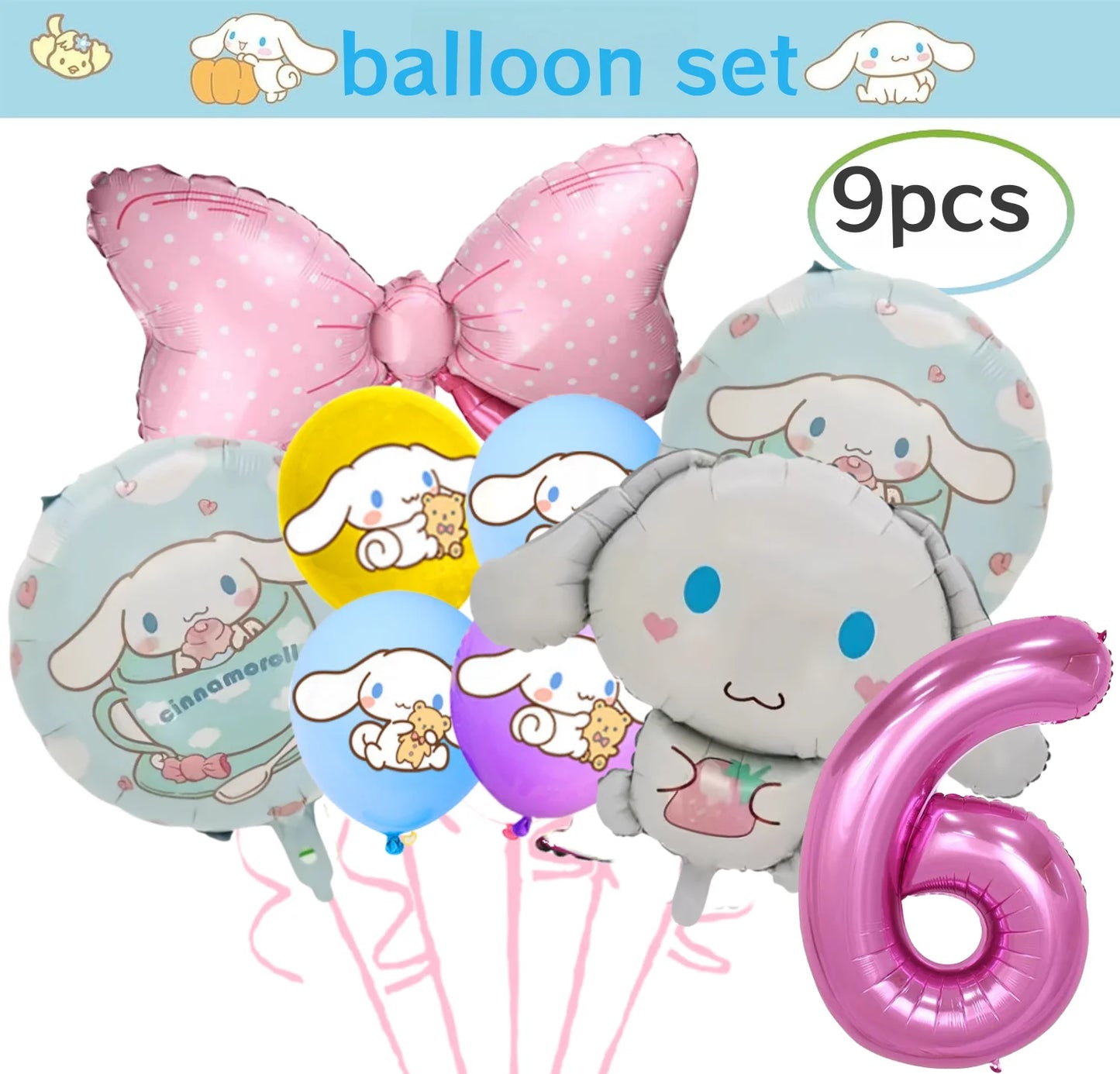 Cinnamon party decorations kit