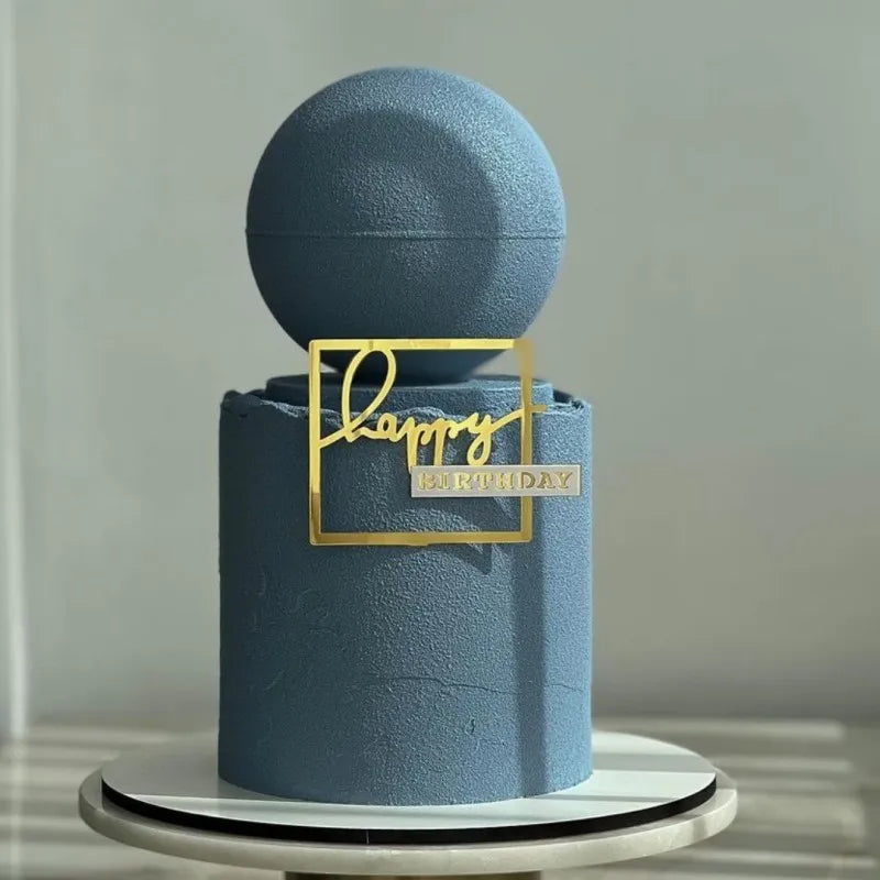 Rose,Gold simple style cake,dessert Decoration