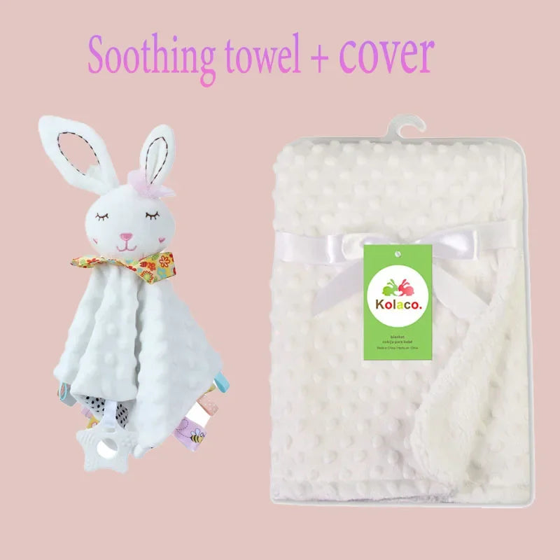 Personalized name baby blankets , stroller , sleeping dolls