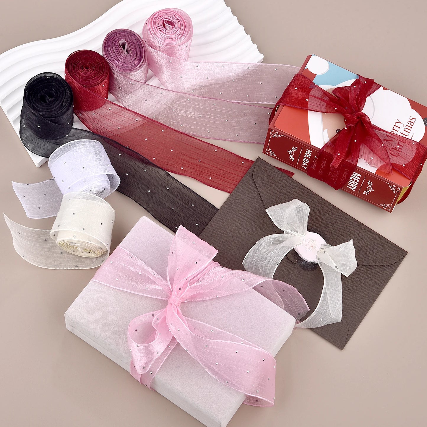 Organza ribbon 5M*4CM