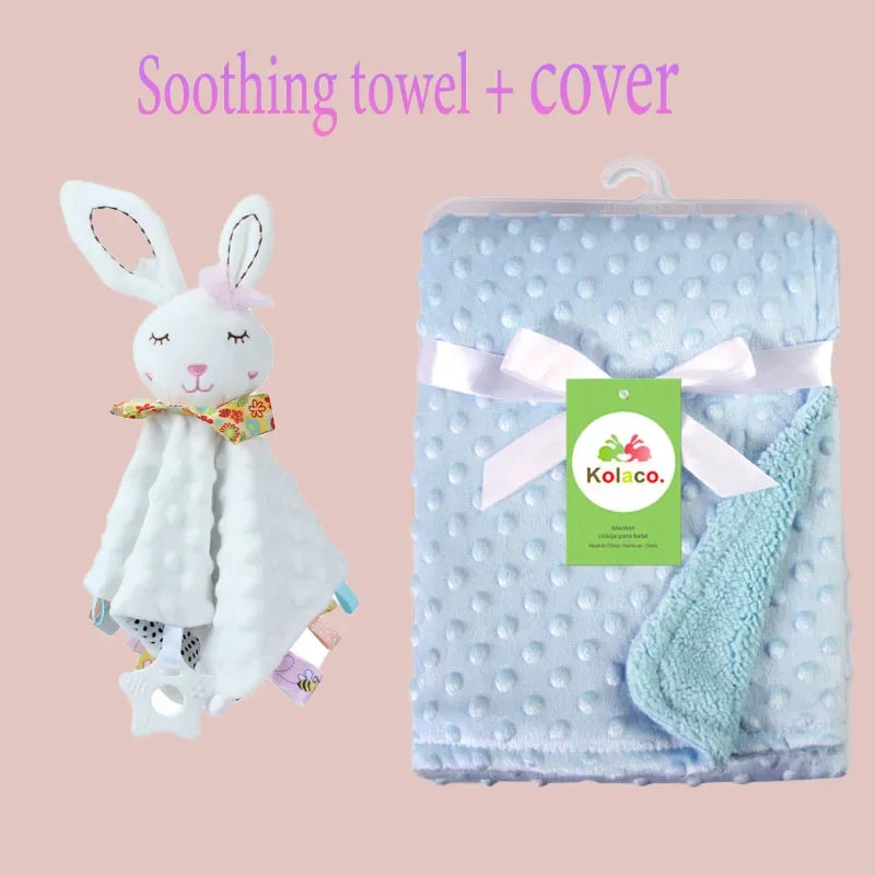 Personalized name baby blankets , stroller , sleeping dolls