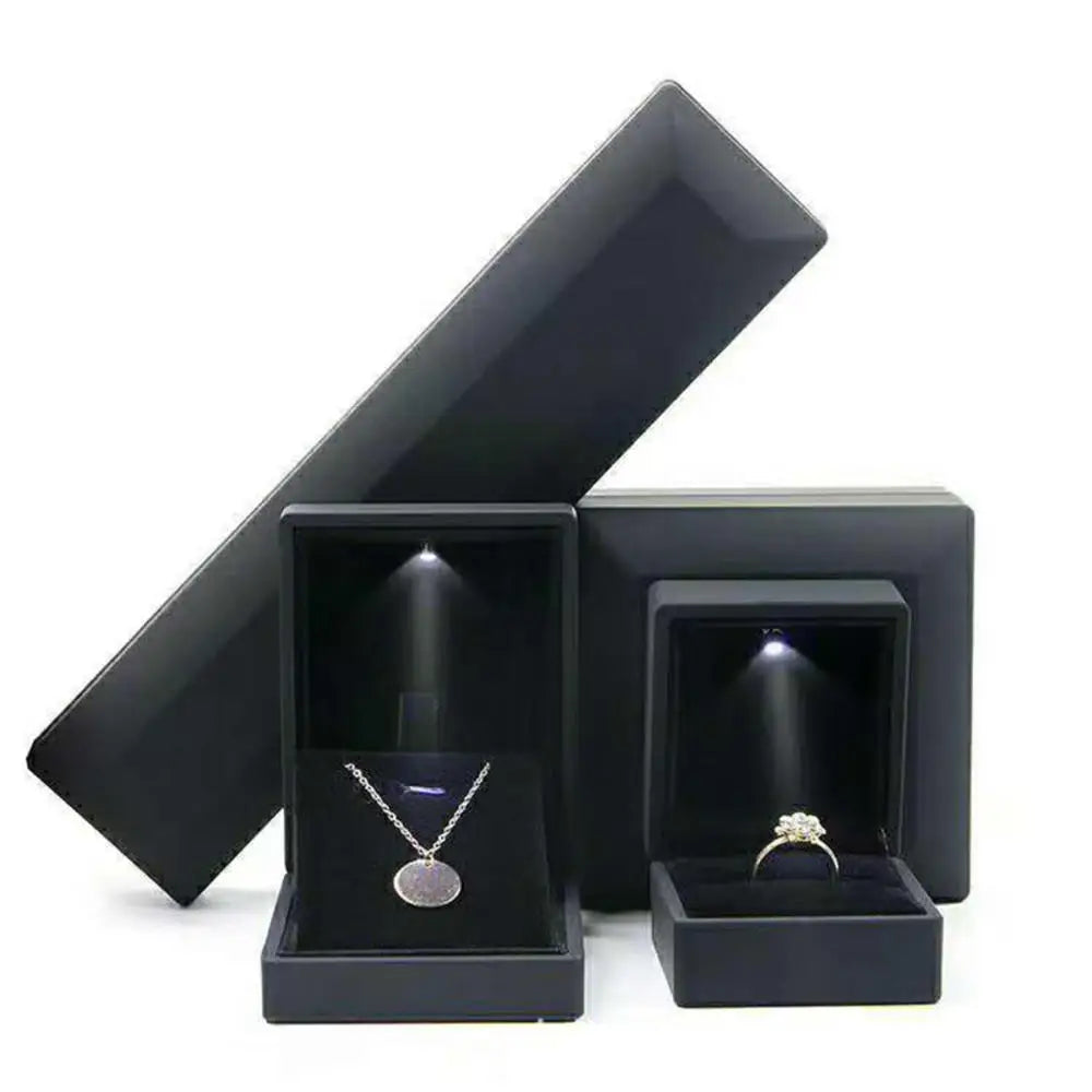 Luxury LED jewelry ring box 1 Pcs