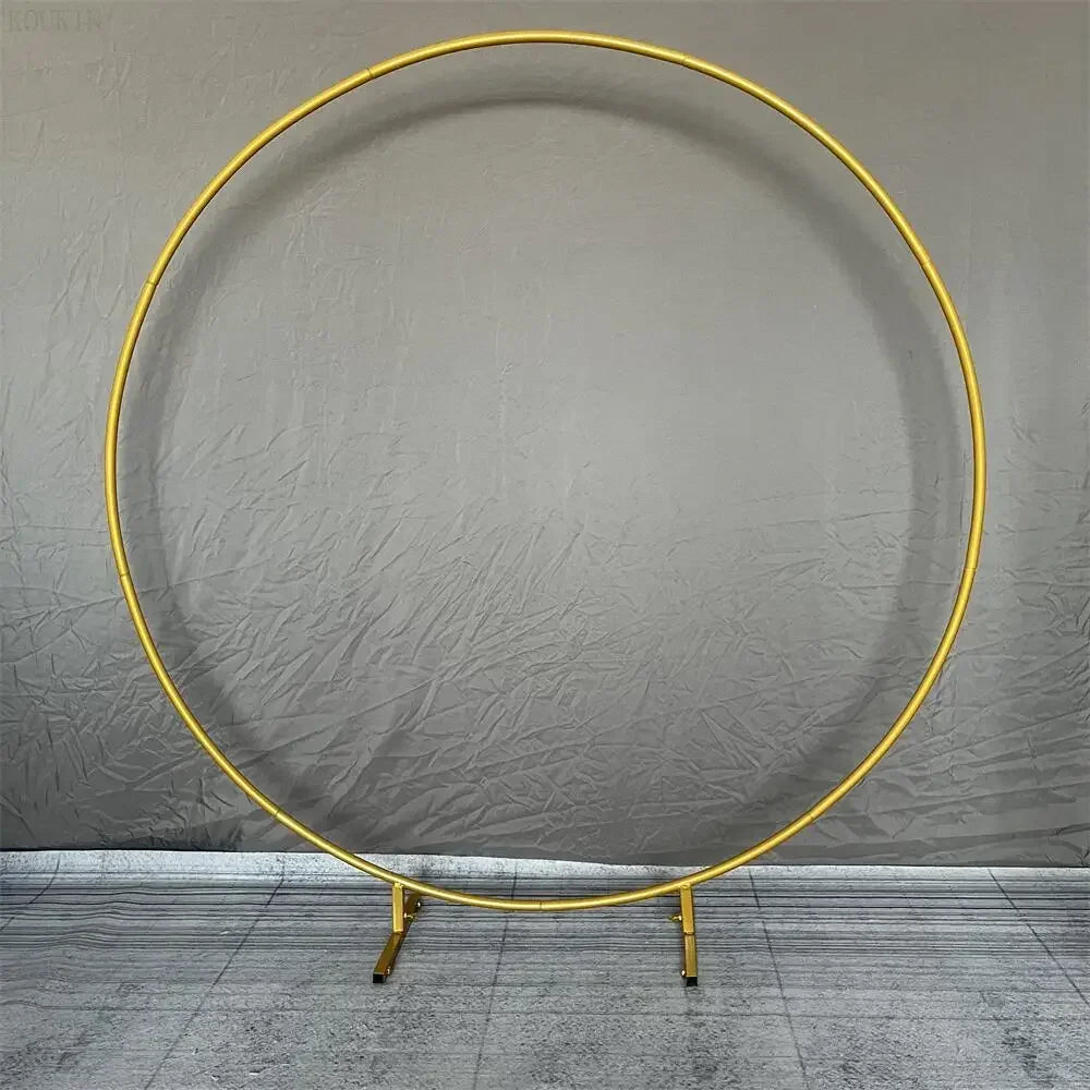 Metal arch stand backdrop decoration