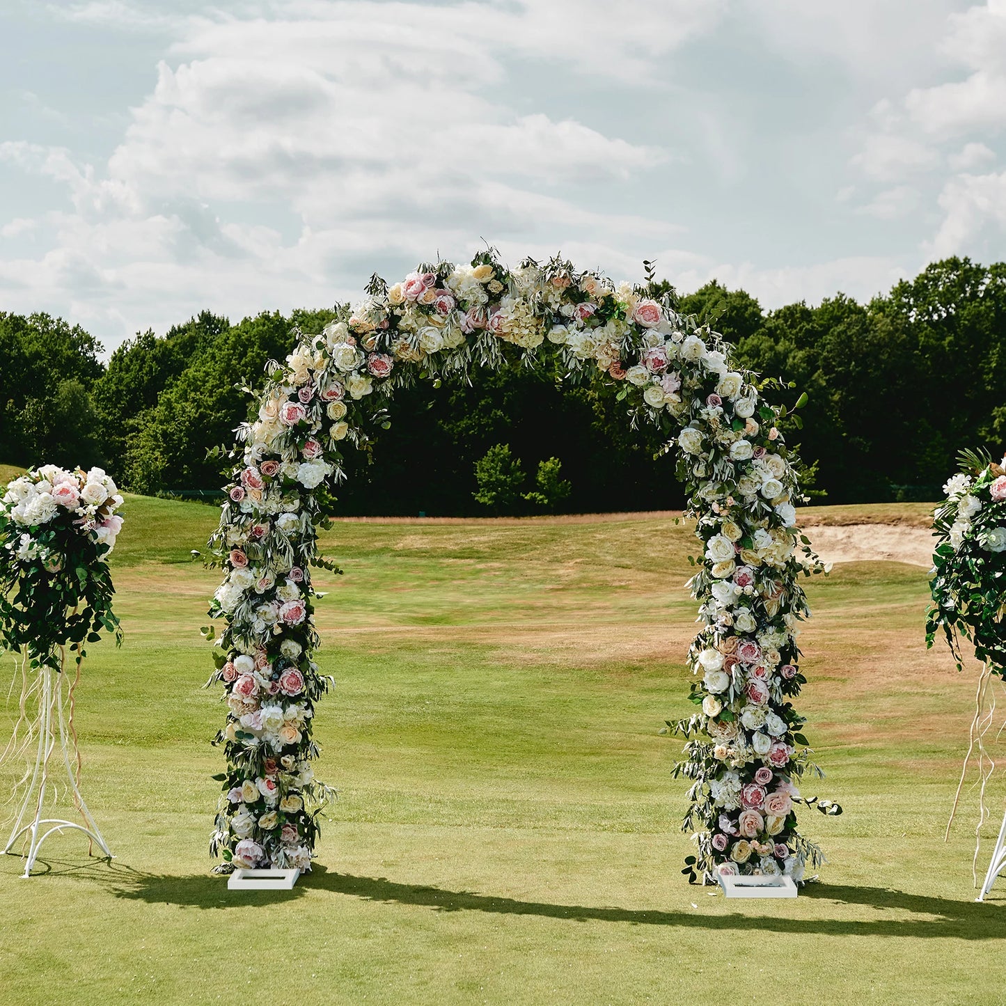 Large strong metal backdrop arch stand decoration