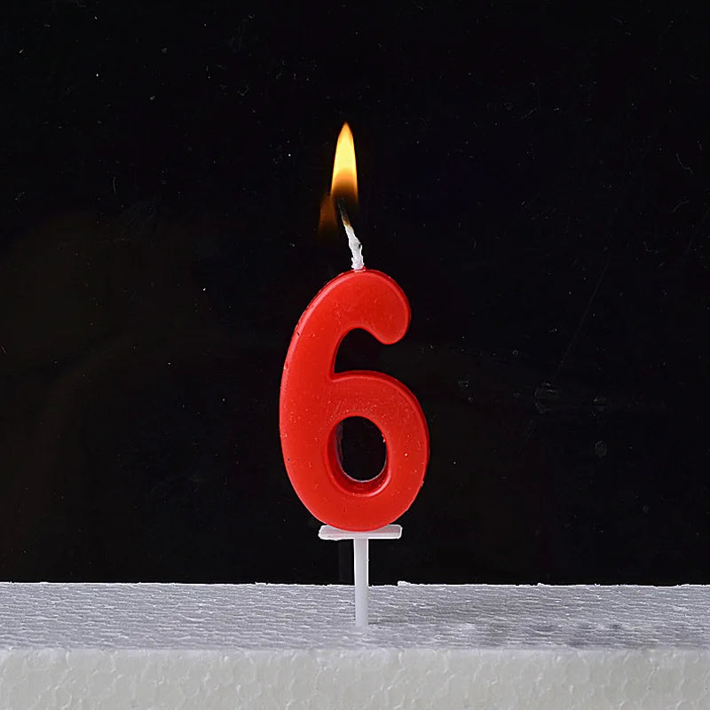 1Pcs number cake topper candles