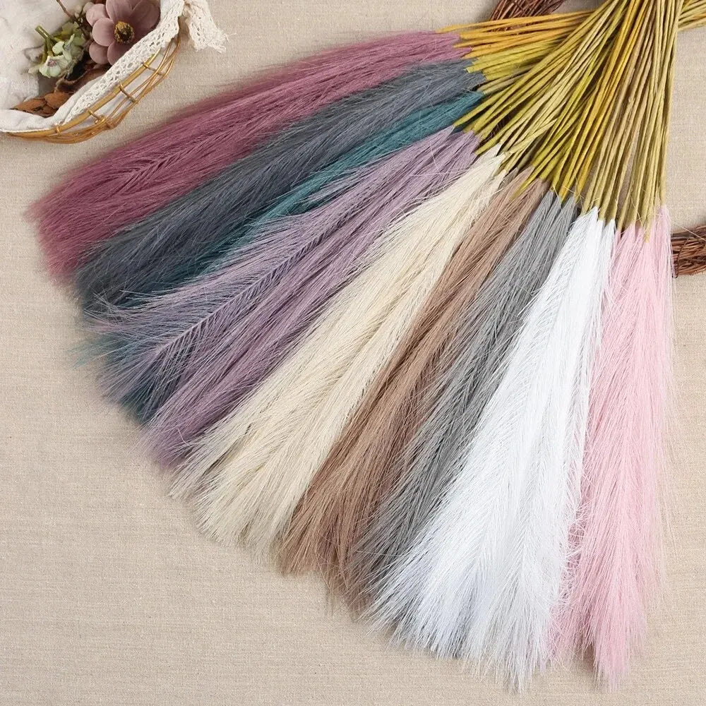 Pampas Grass Flower Bouquet 10Pcs
