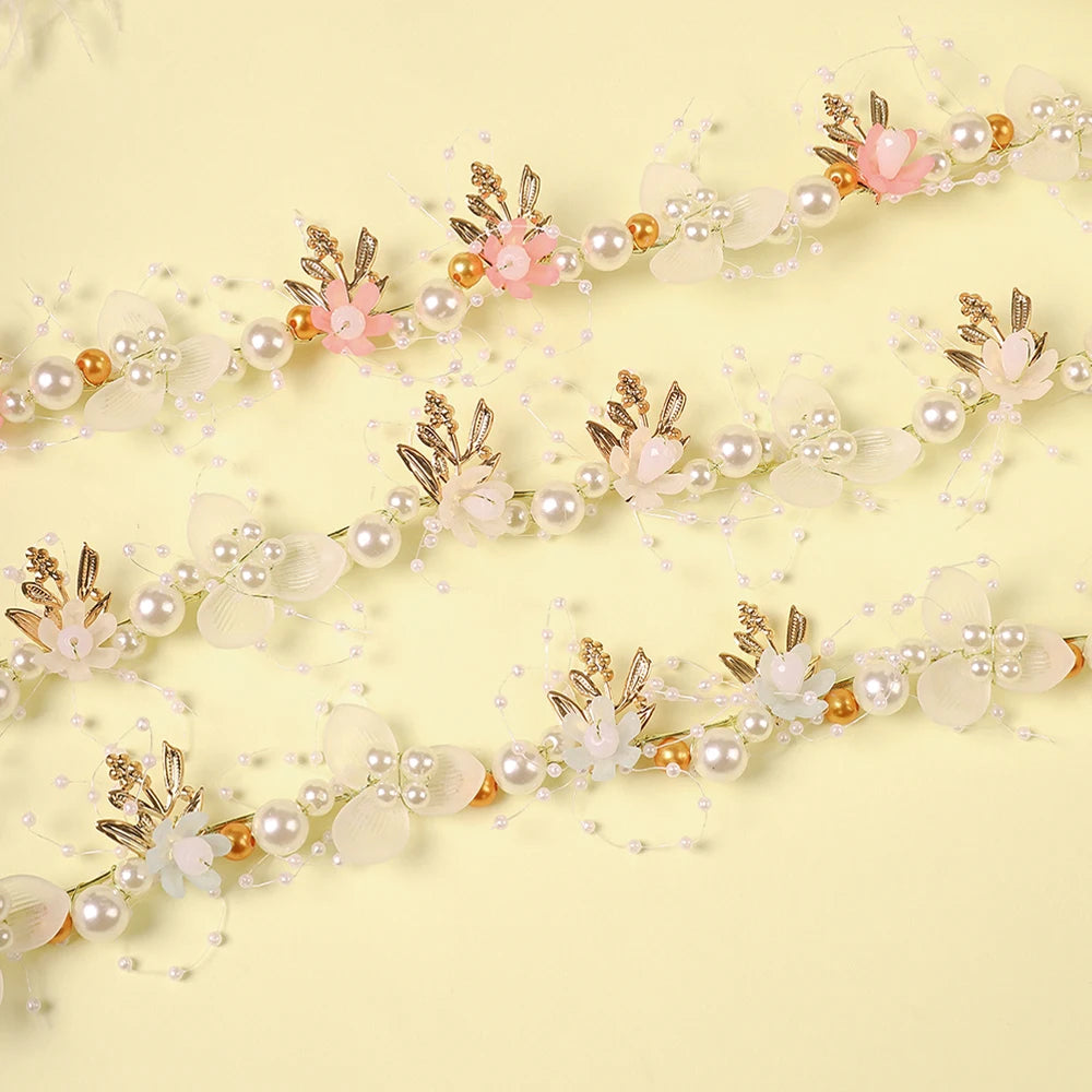 Flower garland headband 1/3Pcs ,