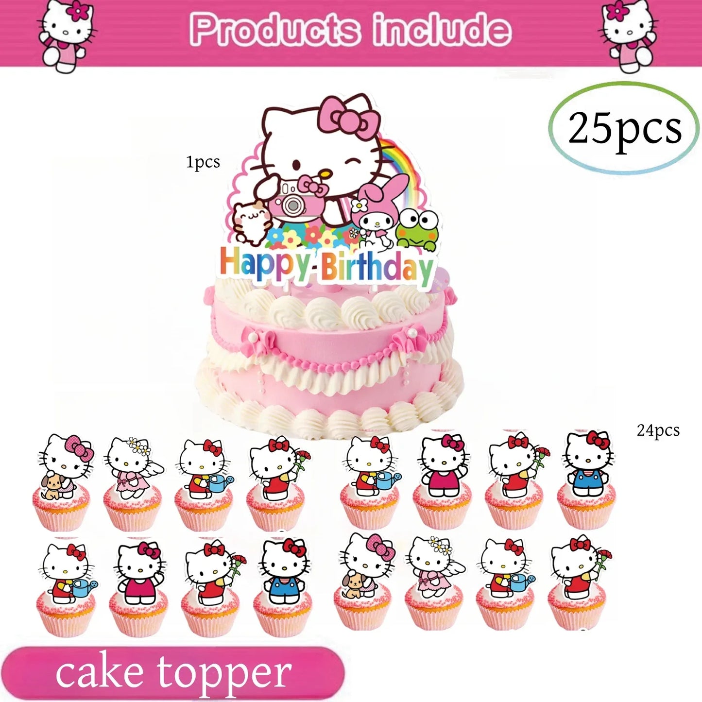 Hello Kitty decorations kit