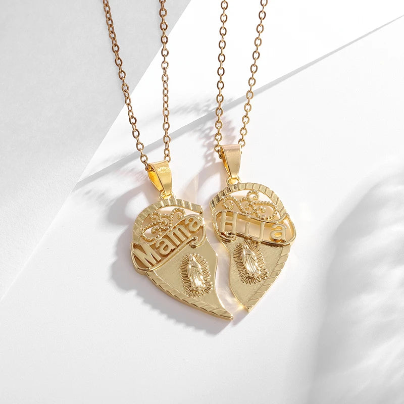 Virgin Mary medal pendant