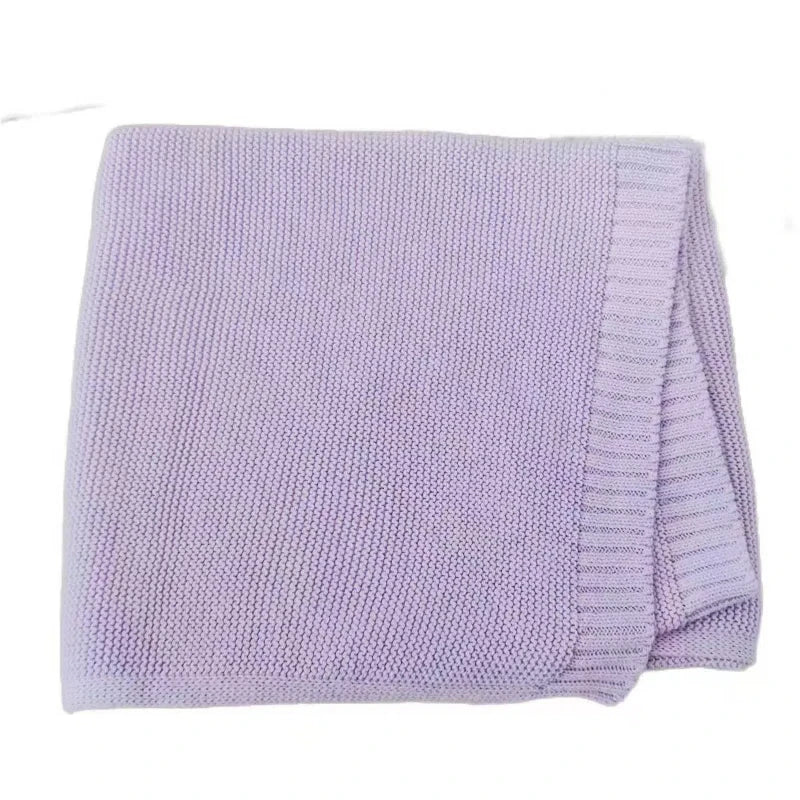 Personalized name baby blanket children chunky