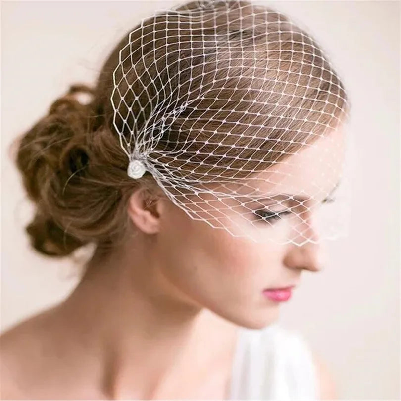 Elegant party head dress face