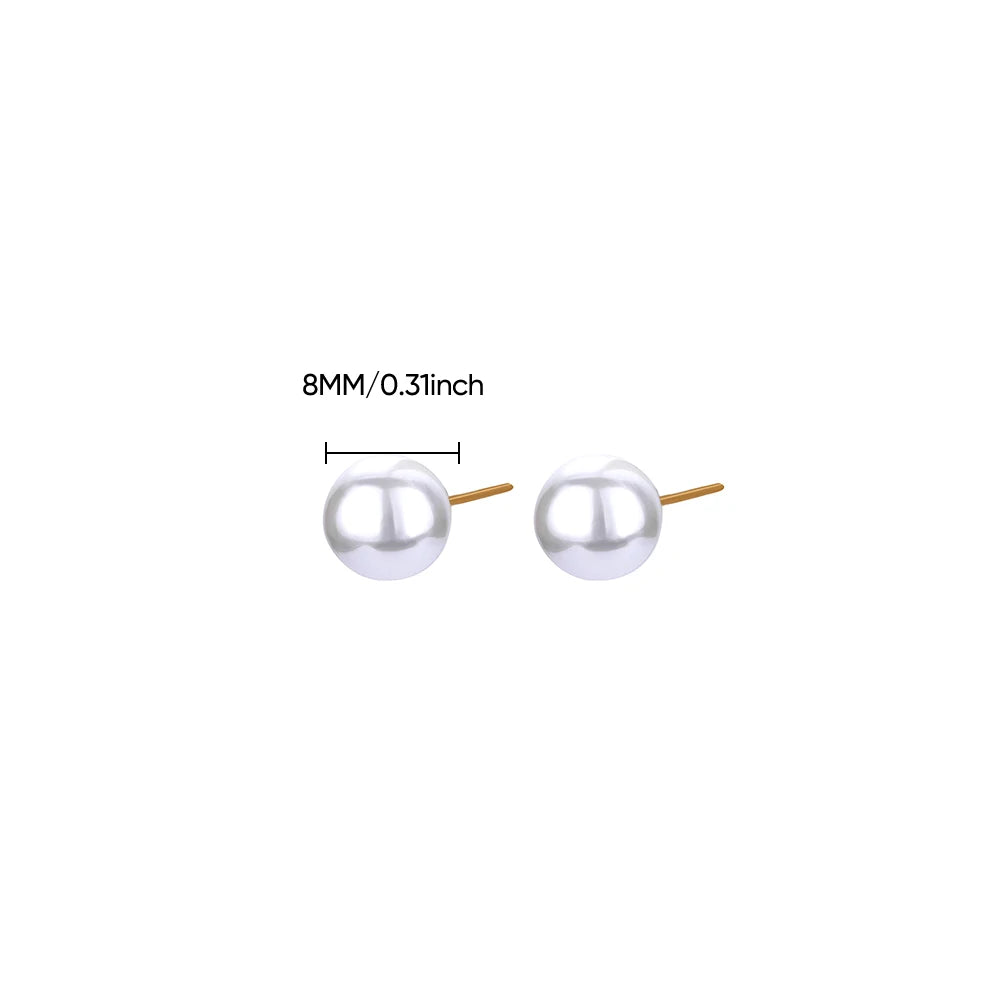 Imitation Pearl stud Earrings