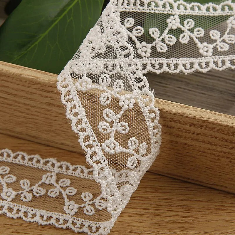 Embroidery lace ribbon 2Yard/Lot 35mm