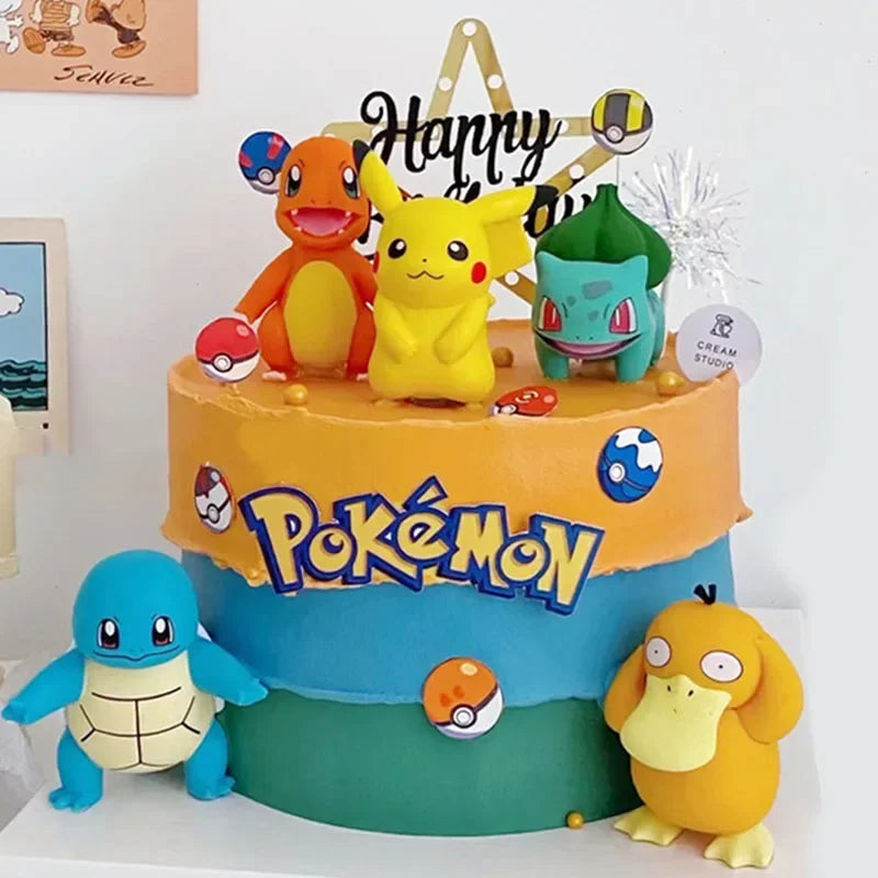 Pokemon figure cake decoration13Pcs/se