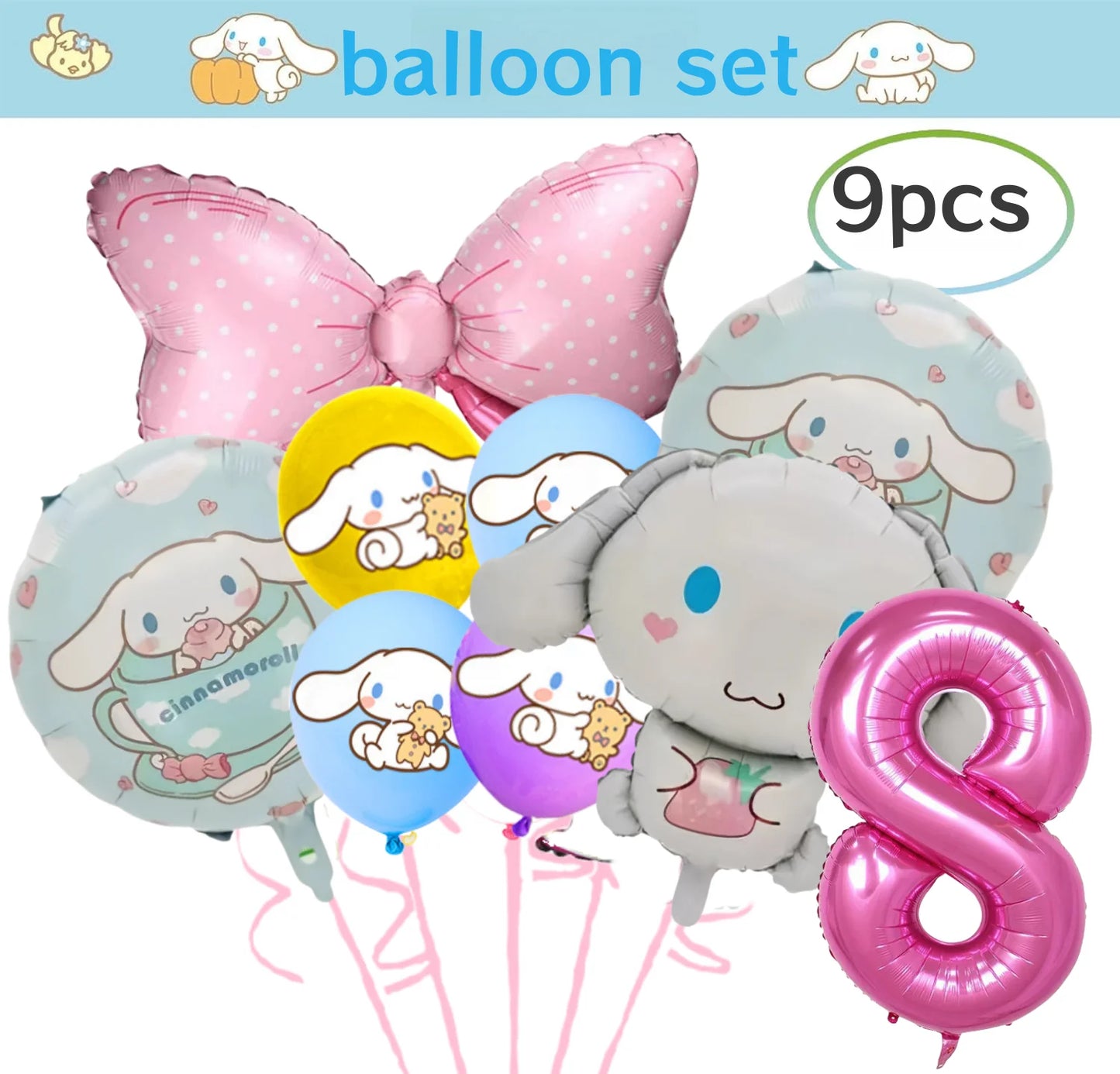 Cinnamon party decorations kit