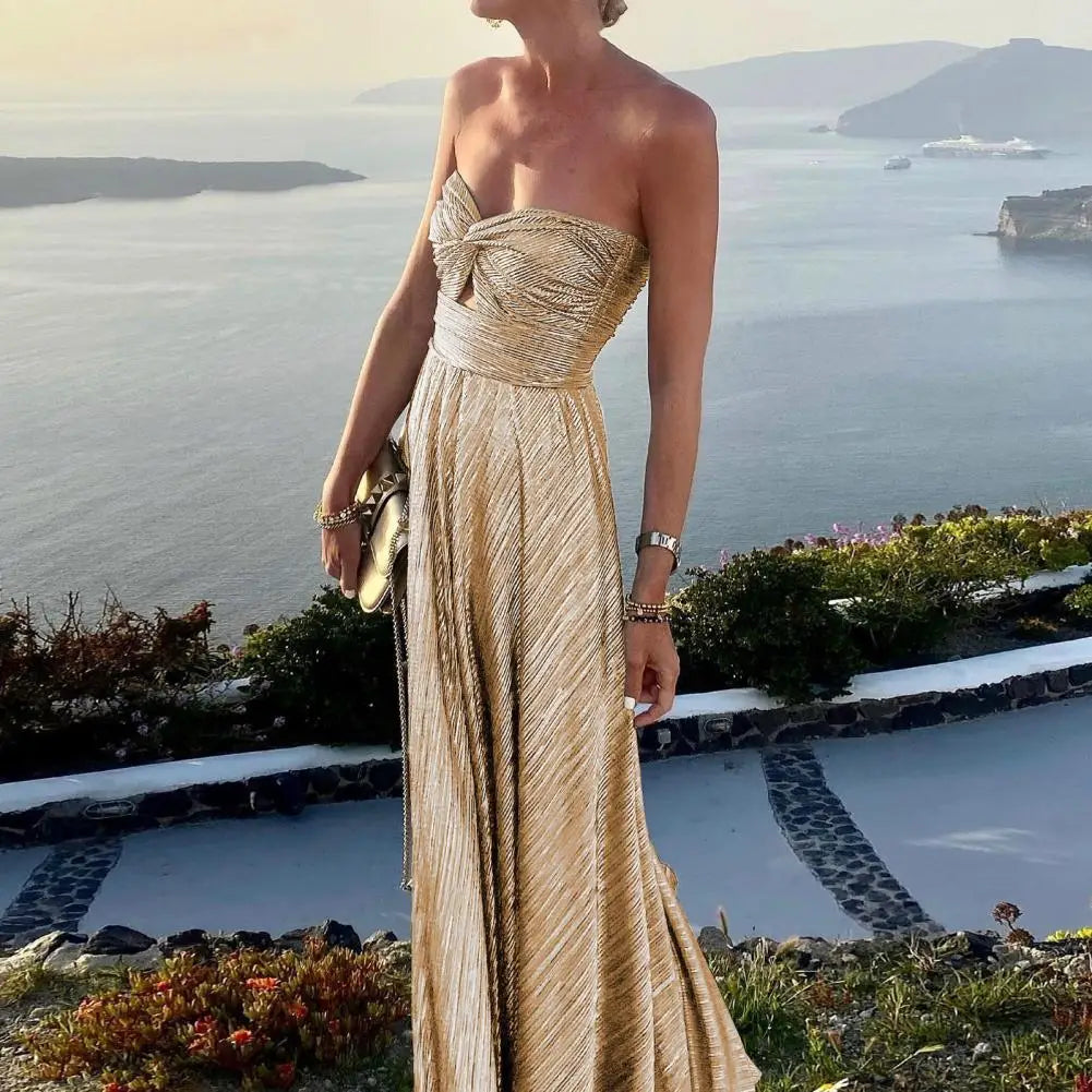 Silvia Strapless Knot Dress