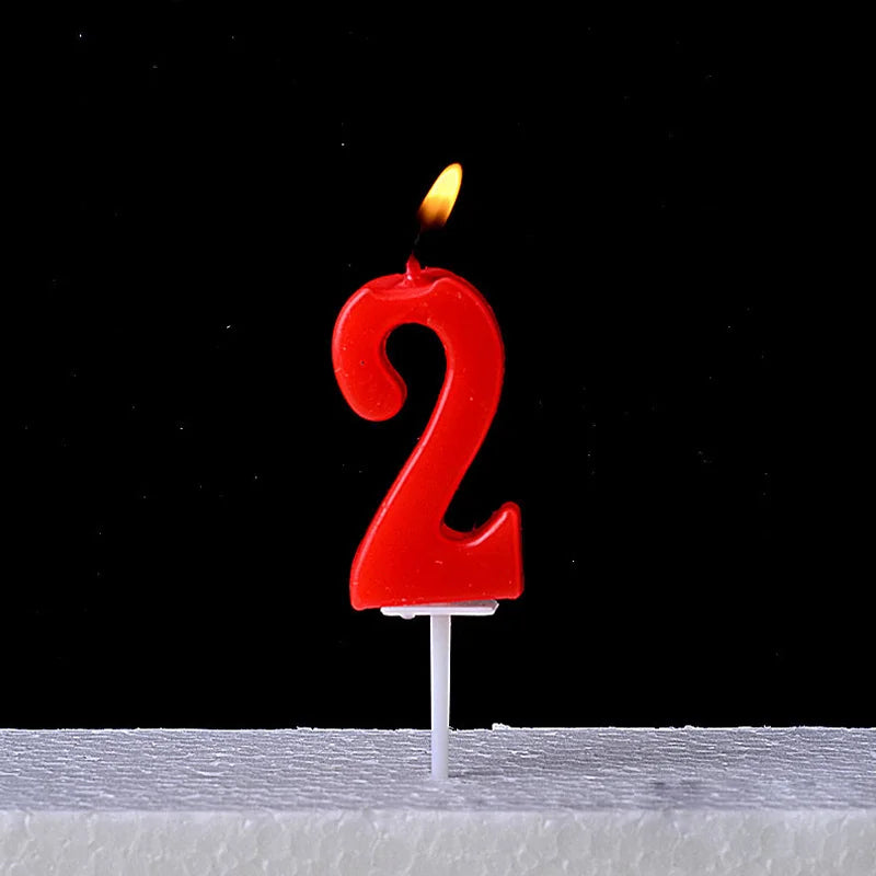 1Pcs number cake topper candles